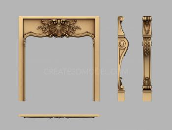 نموذج ثلاثي الأبعاد لآلة CNC المواقد 